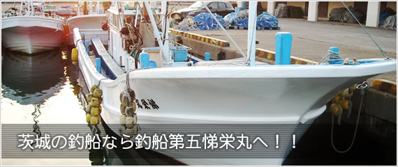 茨城の釣船・釣舟なら第五悌栄丸へ